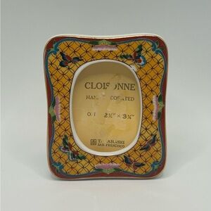 Vintage Takahashi Cloisonné Handcrafted Frame